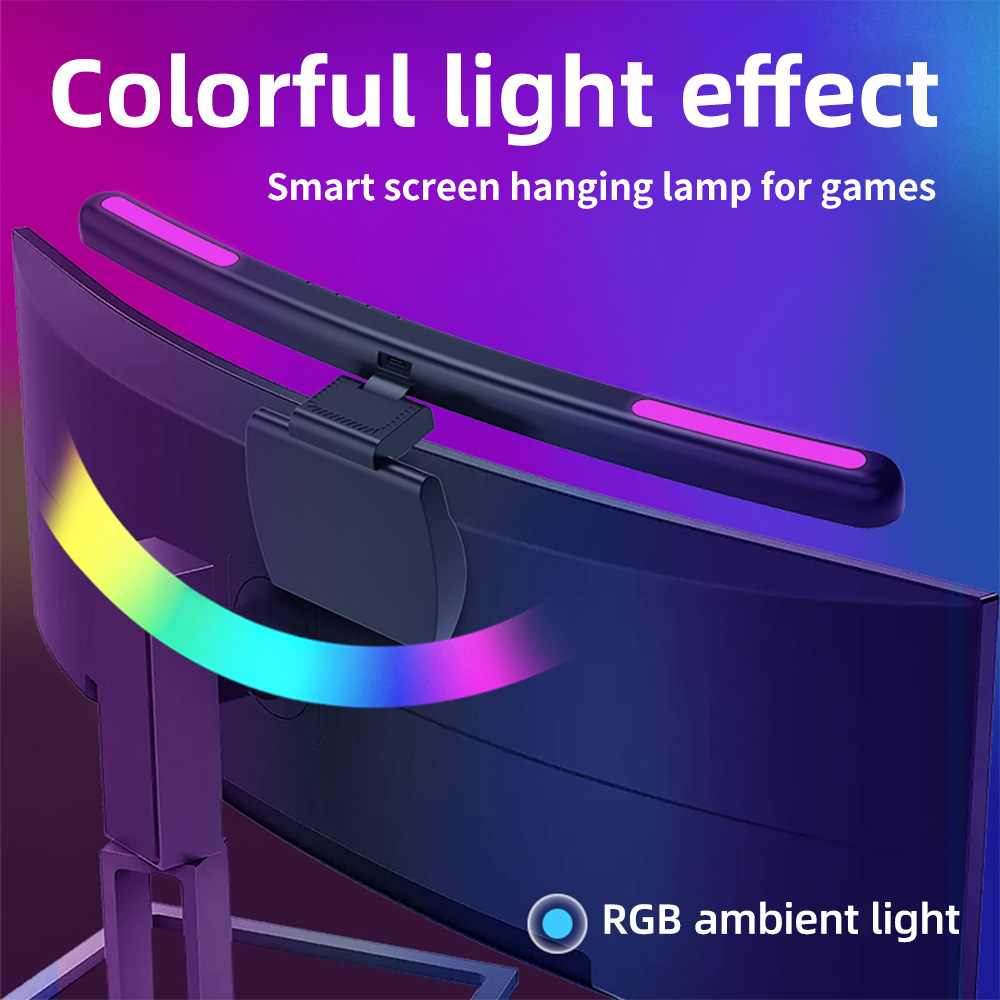 Pc Gaming Pink - Luzes de Tela USB com Dimming