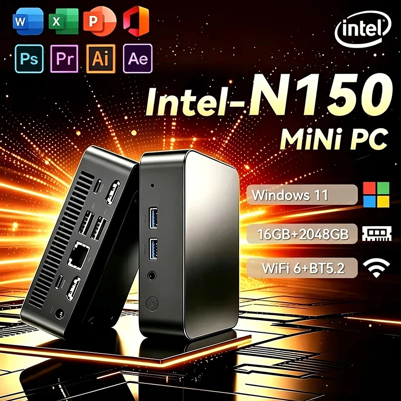 Pc Gaming Intel - NOVO Mini PC Windows 11 Intel
