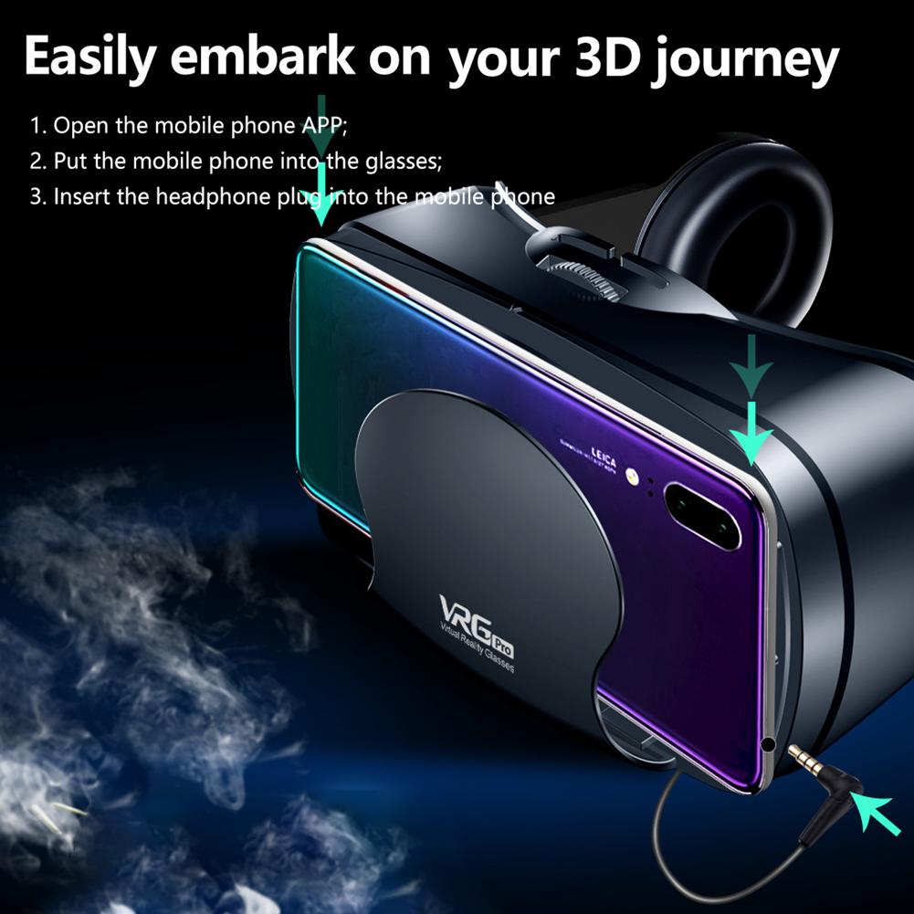 Vrg pro 3d realidade virtual v - Vr Headset Pc avaliação e preço
