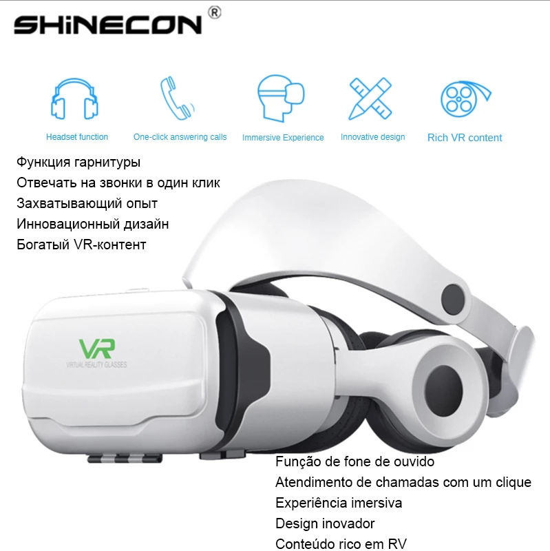Óculos vr realidade virtual 3d - Vr Headset Pc avaliação e preço