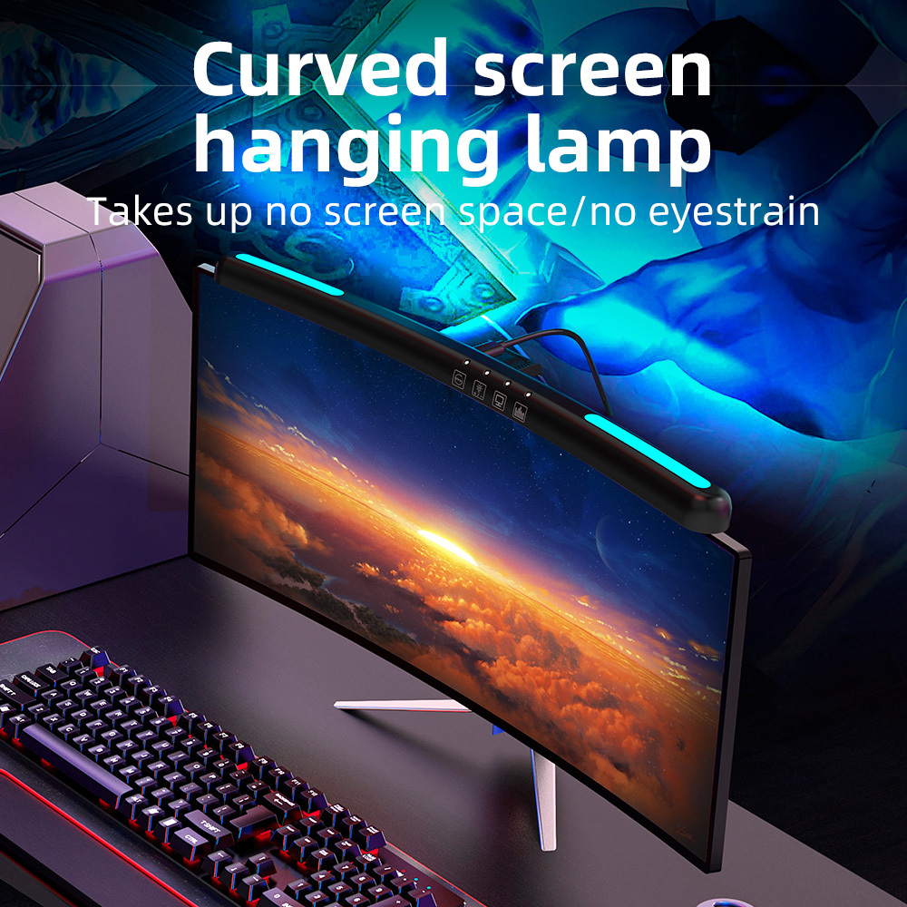 Luzes de Tela USB com Dimming  - Pc Gaming Pink avaliação e preço